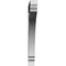 Ekena Millwork Stanford Architectural Grade PVC Bracket, 5/8"W X 6"D X 6"H BKTP01X06X06ST - alternate 2